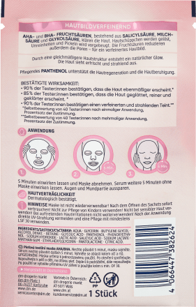 Face Sheet Mask AHA & BHA, 1 St