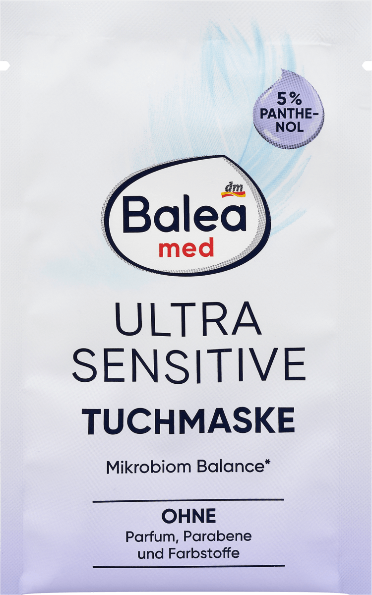 Máscara Facial Pantenol Ultra Sensível, 1 Unidade