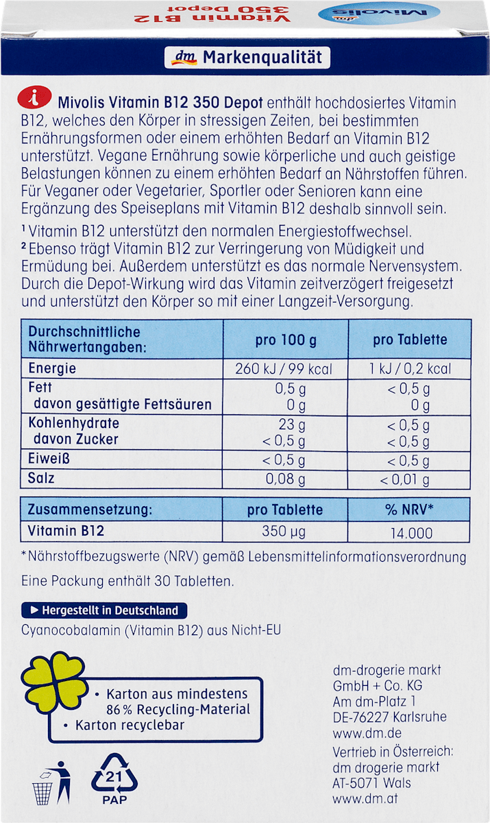 Vitamina B12 350 Depot