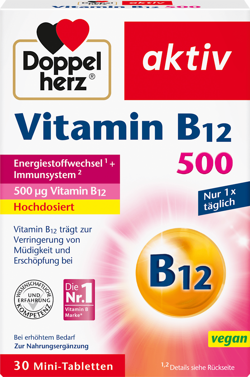 Vitamin B12 500 mini tablets