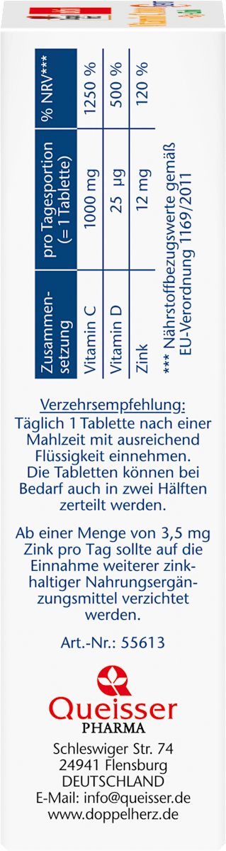 Vitamina C 1000 + D3 + Zinco 