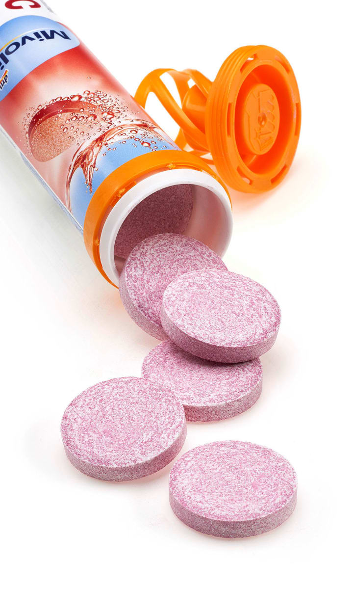 Comprimidos tópicos de vitamina C