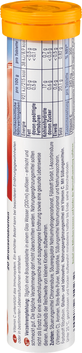 Comprimidos tópicos de vitamina C
