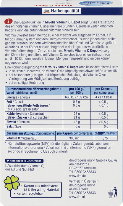 Depósito de vitamina C