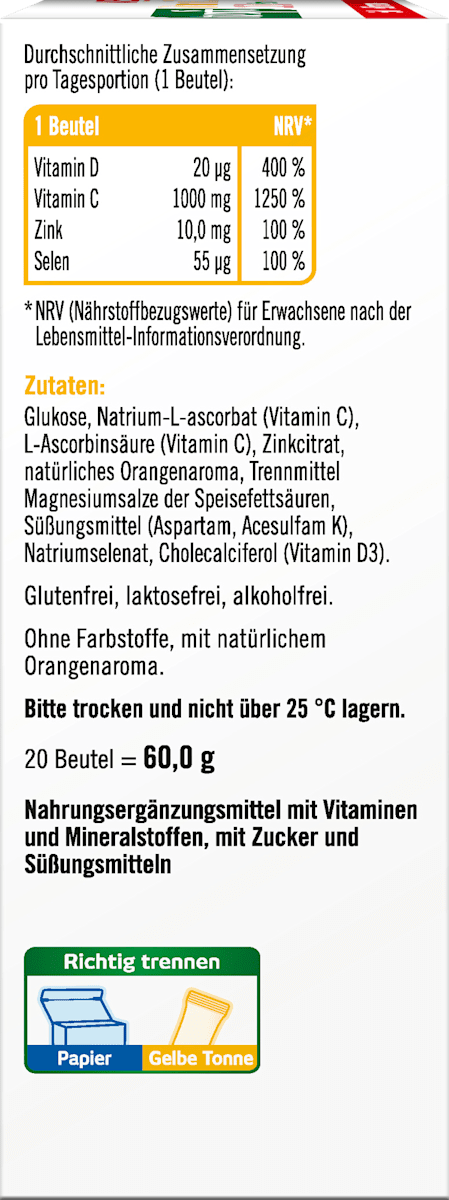 Vitamina C + Zinco + D3 