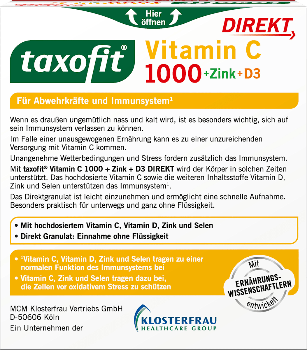 Vitamina C + Zinco + D3 