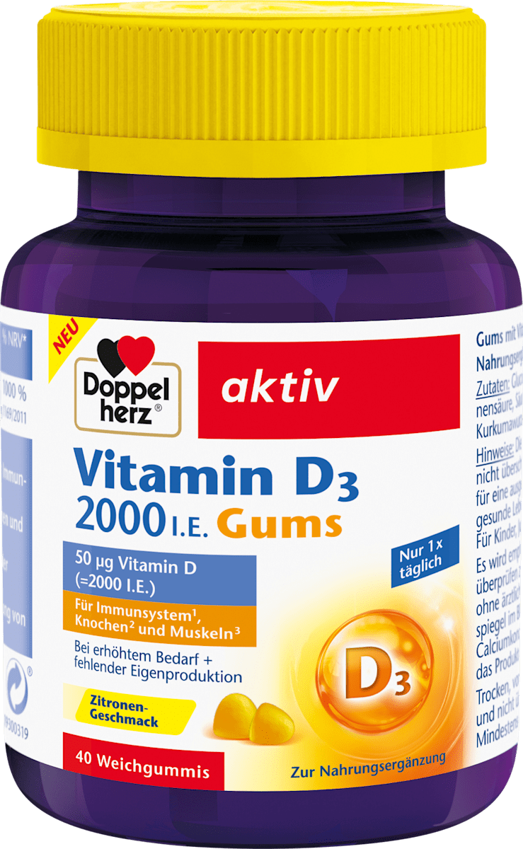 Vitamina D3 2000 Gomas 