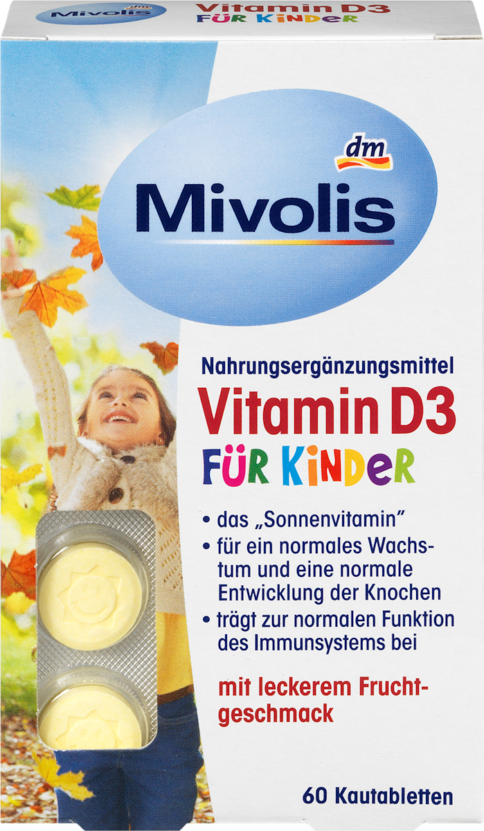 Vitamine D3 voor kinderen kauwtabletten