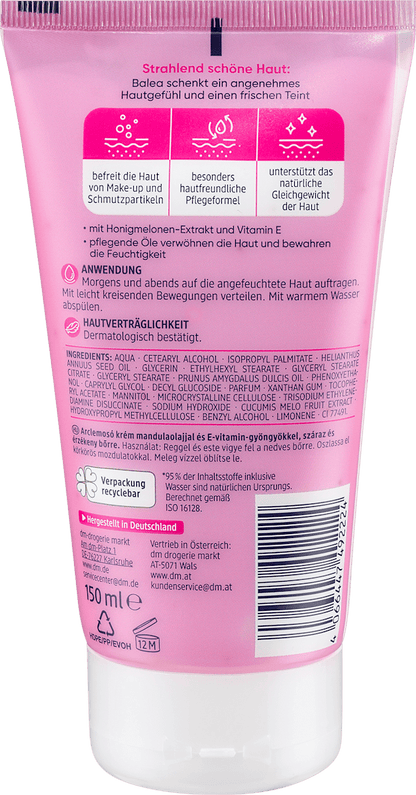 Gezichtsreinigingscrème (zacht en mild) 150 ml