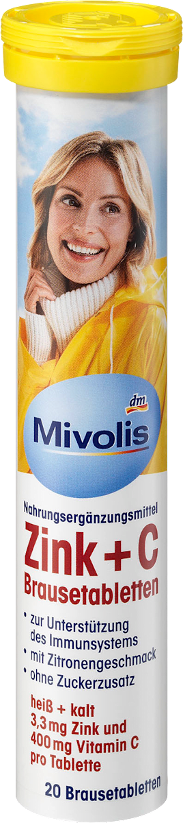 Comprimidos tópicos de zinco + vitamina C